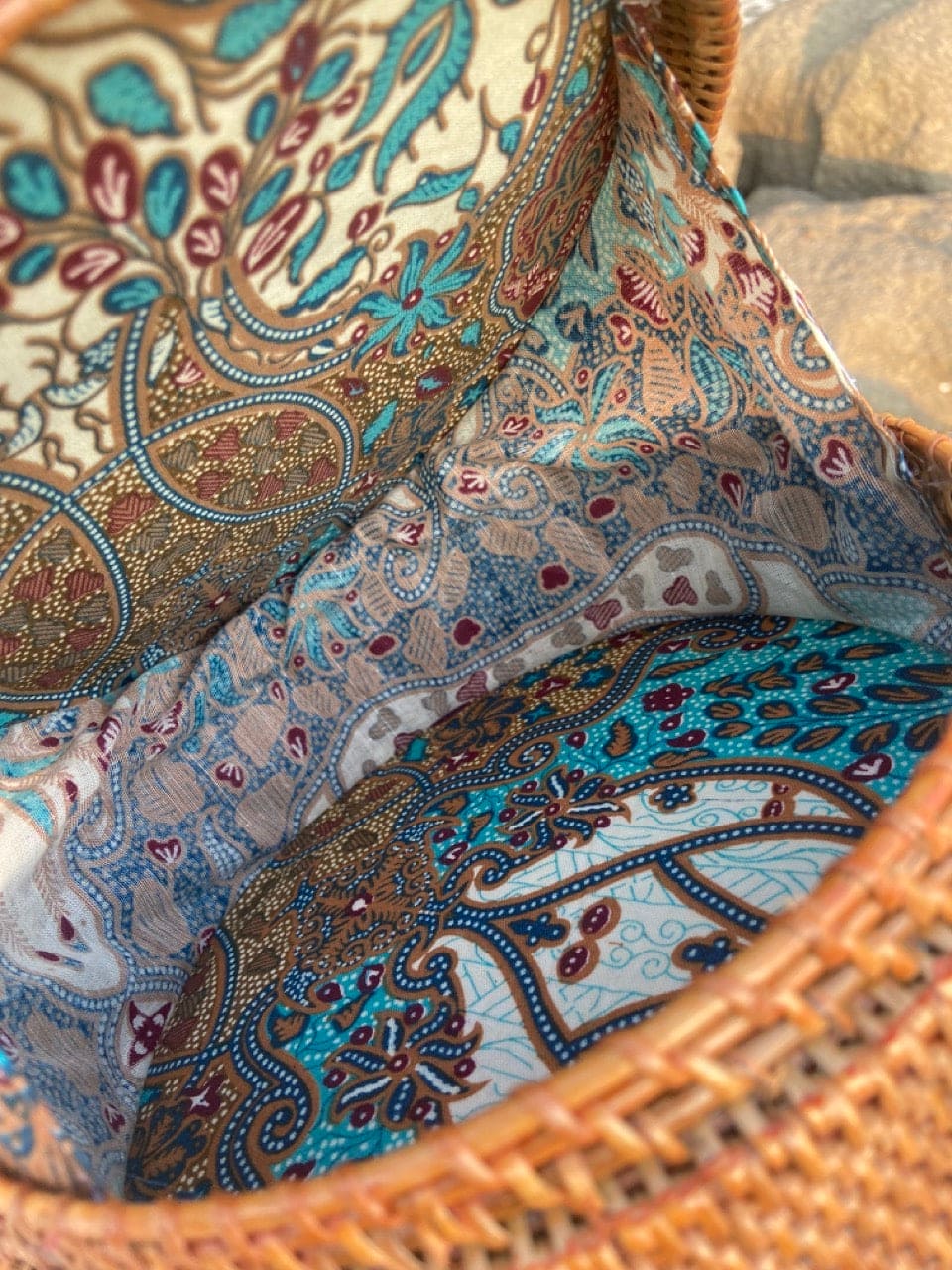 Canggu Brown Rattan Bag Bali - Tasje voor al je essentials op een festival