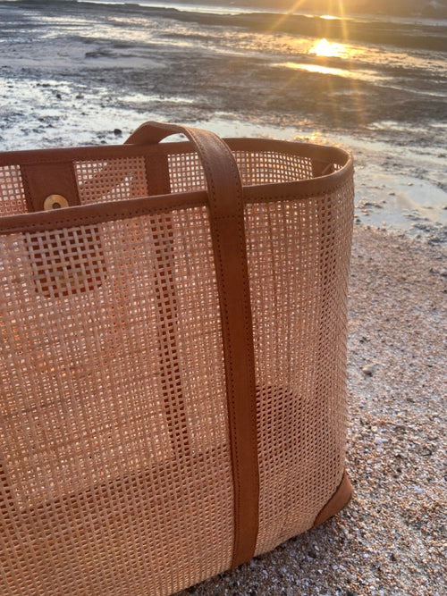 Eco Beach Shopper Rattan Bag Bali